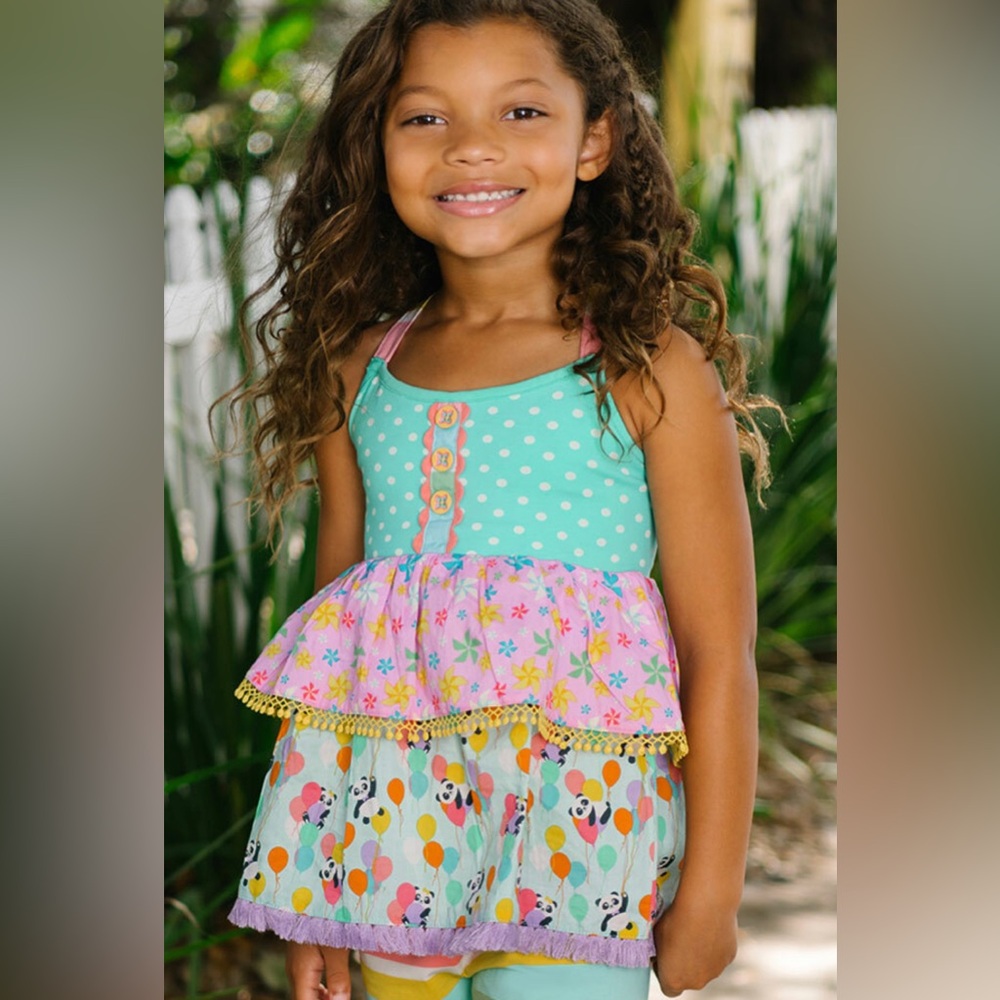 Matilda Jane Girl’s Let’s Go Together Pandemonium Tunic Size 6